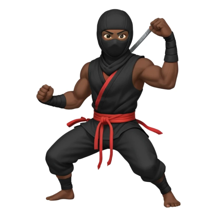 Mortal kombat postava ninja nový charakter  sticker