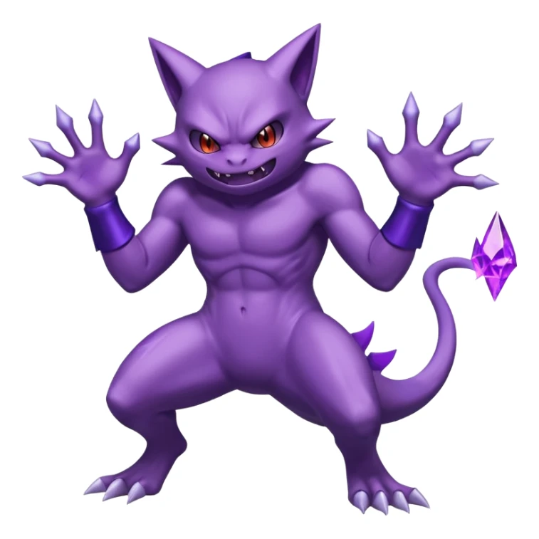 Gengar-Sableye-Mewtwo-fusion (full body) sticker