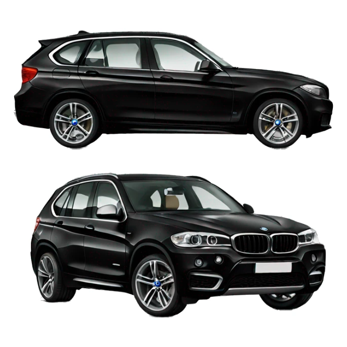 bmw black cars sticker