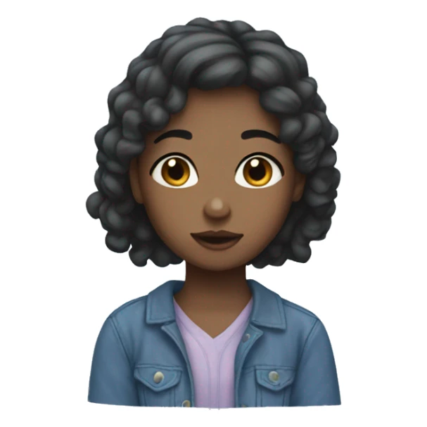 blue soft girl  sticker