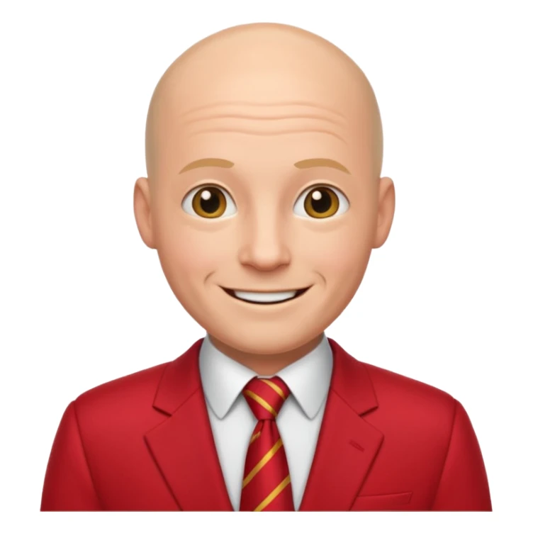 smile-bald-men-with-ties-red suit sticker