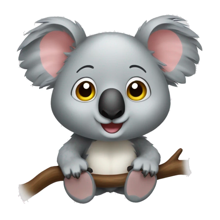 Un koala avec un cœur  sticker