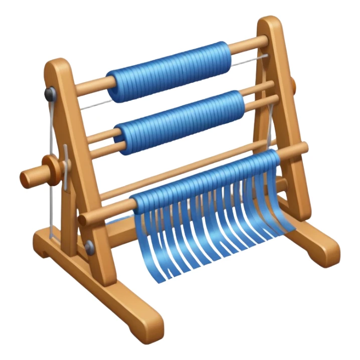 Weaving loom sticker