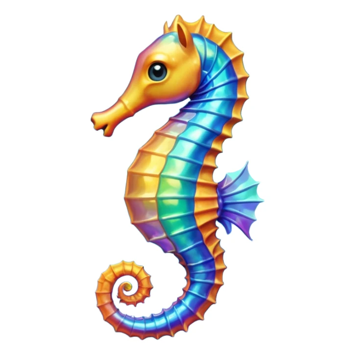 Seahorse emoji sticker