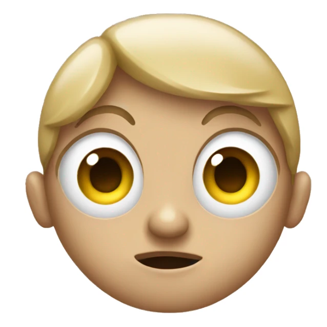 an emoji that is getting shy sticker