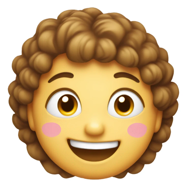 face with a big smile and heart eyes, indicating extreme happiness, excitement, and joy sticker