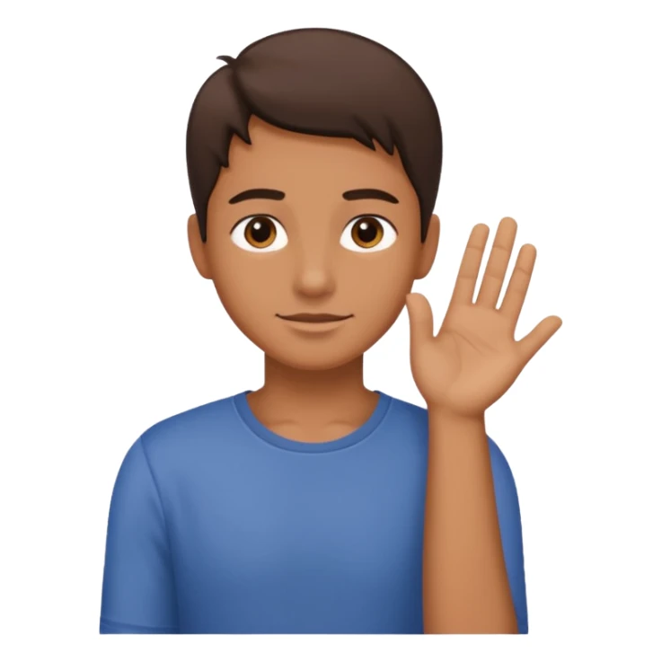 A Hand on placed on another persons shoulder zoomed in but you only see the one person and the hand on the shoulder  sticker