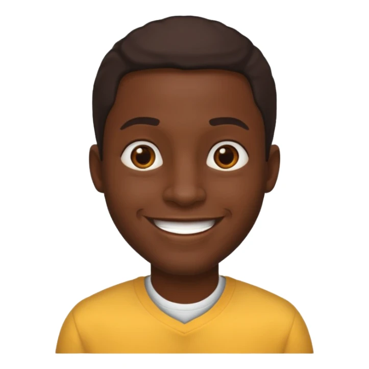 African male sticker