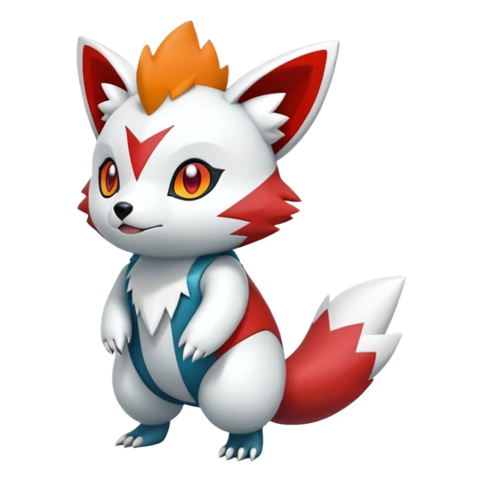 Shiny Oshawott-Zangoose-Hybrid (Full body) sticker