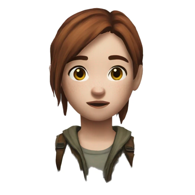 Ellie the last of us Little bit dezoom sticker