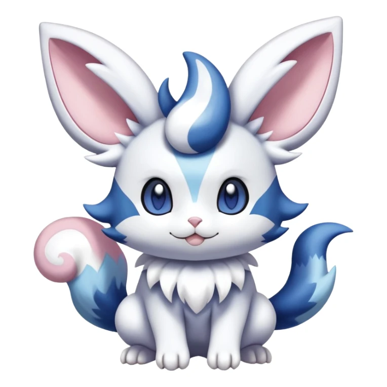 Meowstic-Sylveon-Minccino-Pokémon-Fakémon-creature sticker