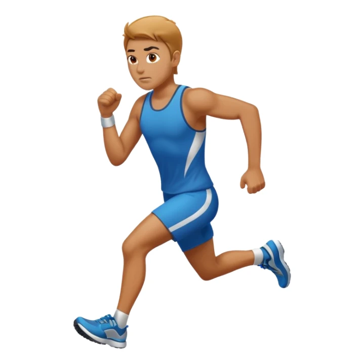 A person running for 30 minutes sticker