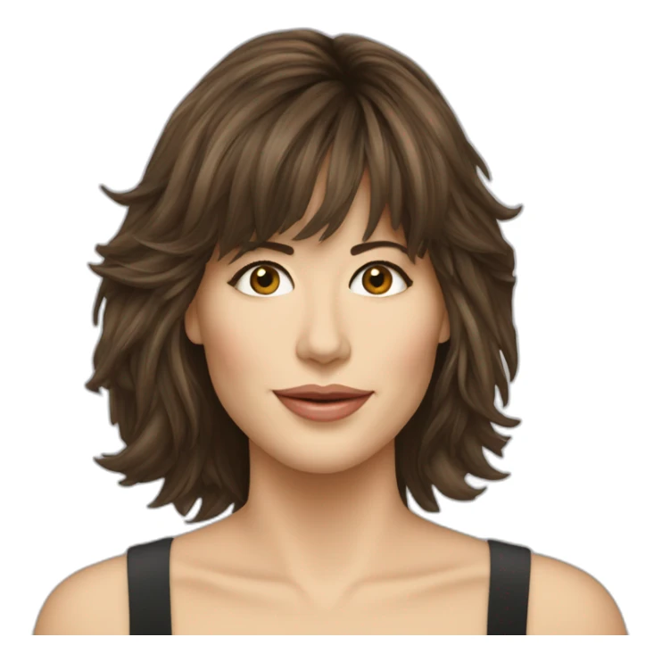 Sophie Marceau monte sur une échelle sticker