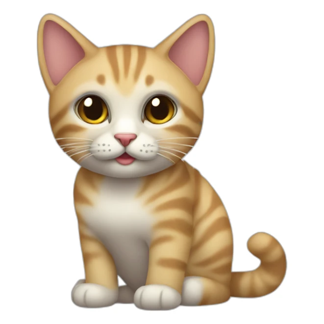 Momia gato con bendaje sticker