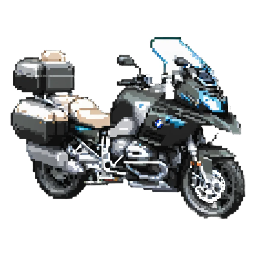 BMW R 1200 RT touring motorcycle sticker