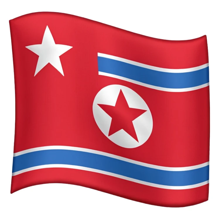 Flag of North Korea sticker
