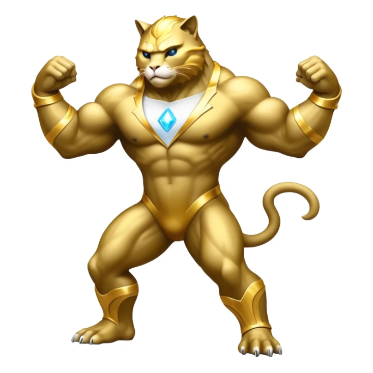 Gay King Kong Super duper Transcendent celestial infinity cosmic galactic energy Mega neon unicorn dragon hydra hyper rare golden penguin Golden Divine god angel Omni Black and white Super muscular Buff sigma Gigachad cat full body tuxedo colored  sticker