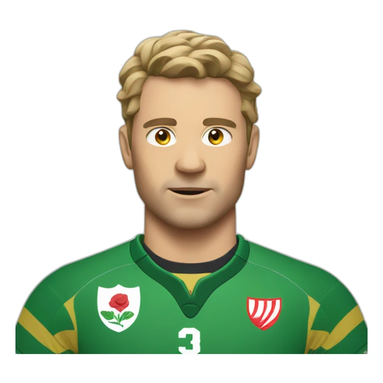 Rugby playet sticker