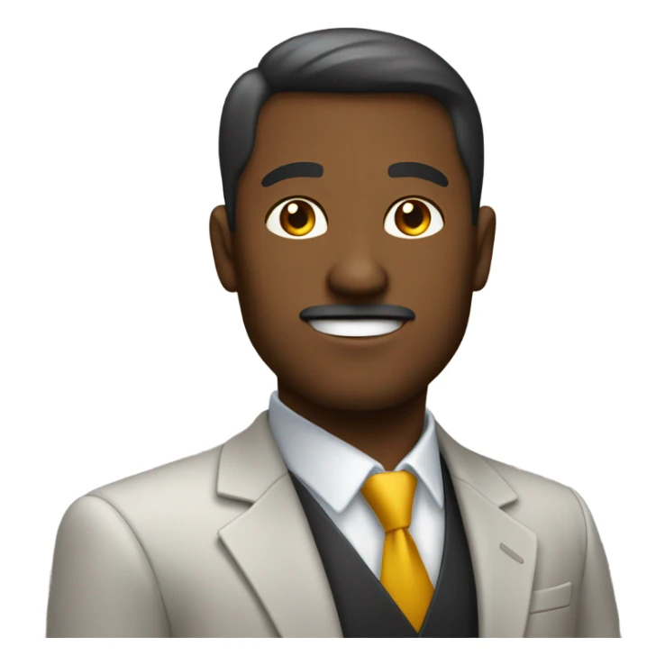 Hombre guapo con traje elegante sticker