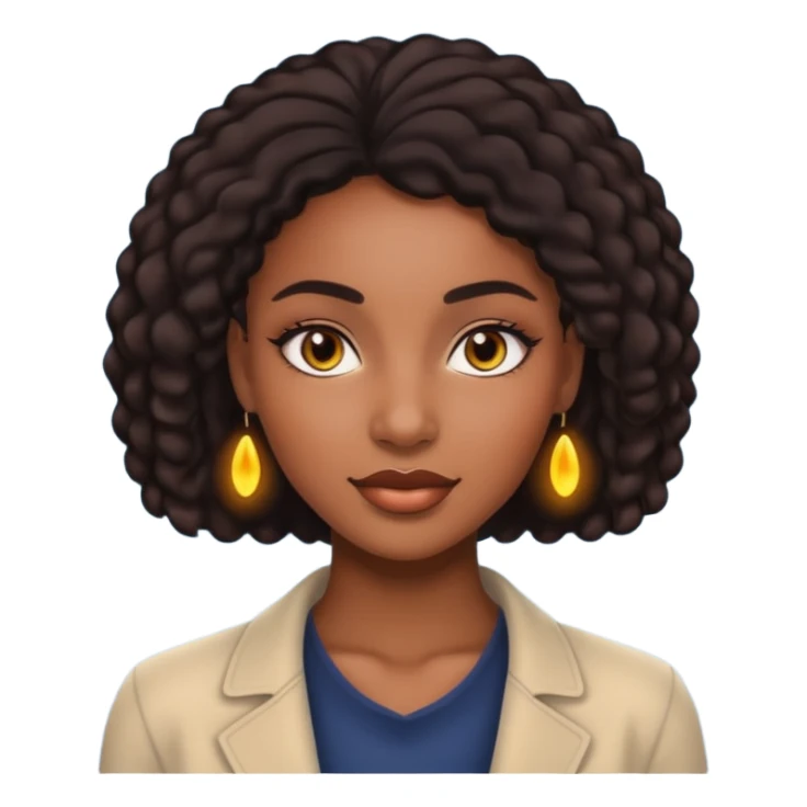 Black women aestetic sticker