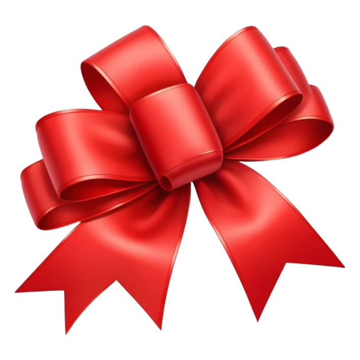 Gift bow sticker