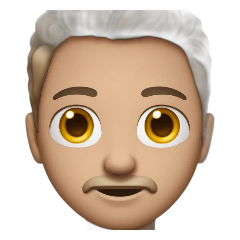 Homme avec coeur dans les yeux sticker