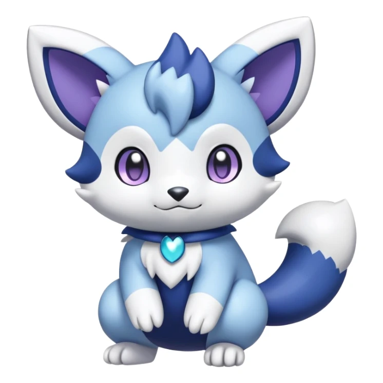 Shiny Espurr-Meowstic-Oshawott-Hybrid (Full body) sticker