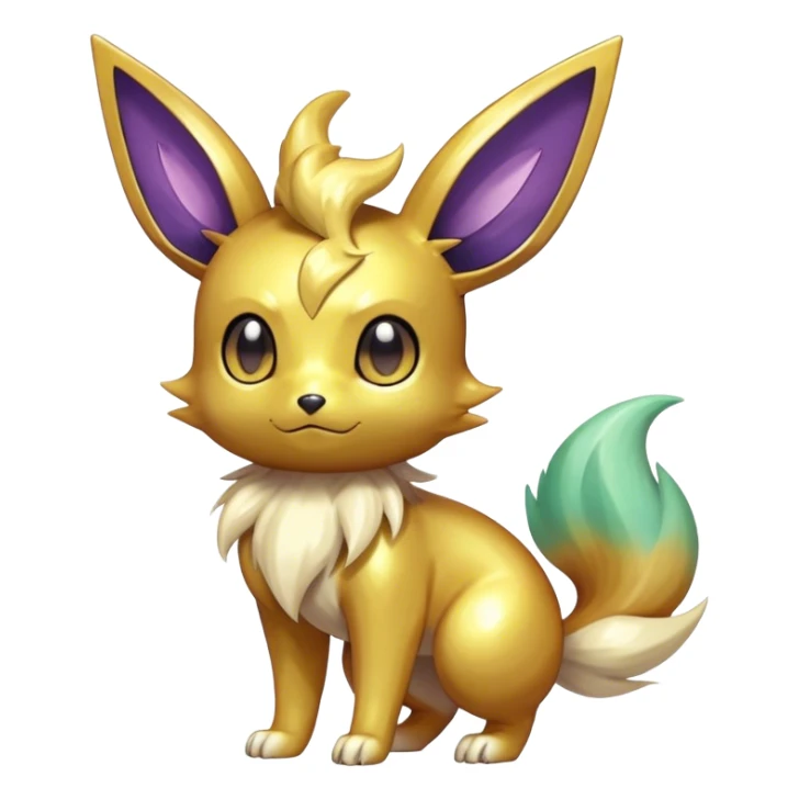 Shiny-Eeveelution-Cute-Fakemon-Poison-fusion full body sticker