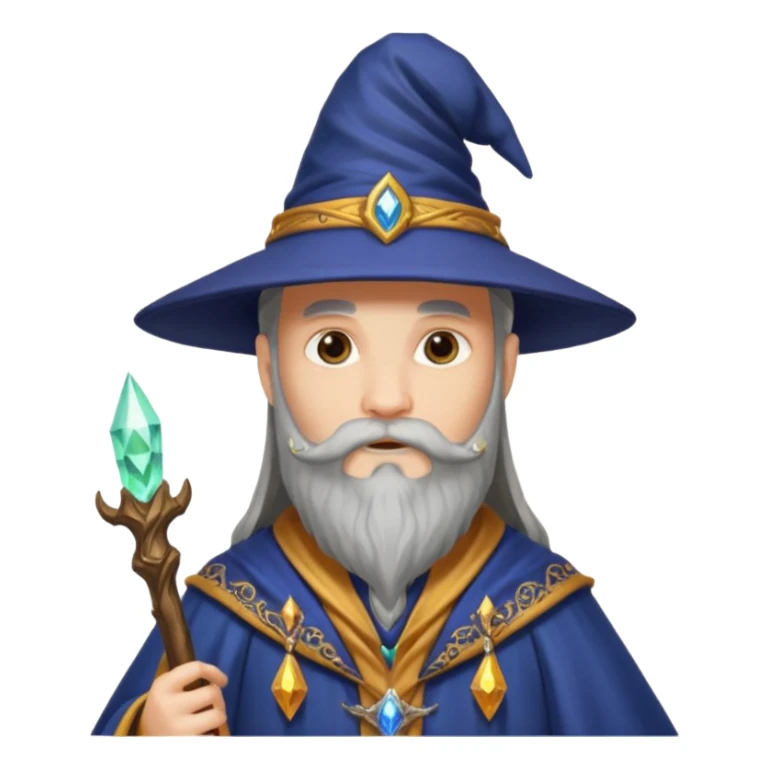 mach mir denn vierten in einem zauberer outfit sticker