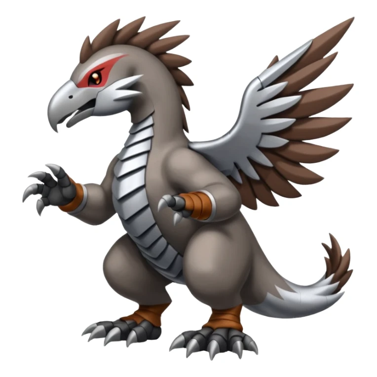 Skarmory-Rhyperior-Herdier-fusion (full body) sticker