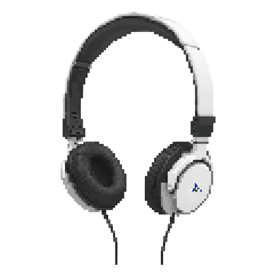 полноразмерные наушники Sony белые, no background sticker