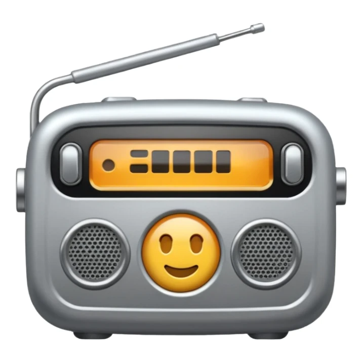 39 / 5.000
Create an FM radio emoji with no background sticker