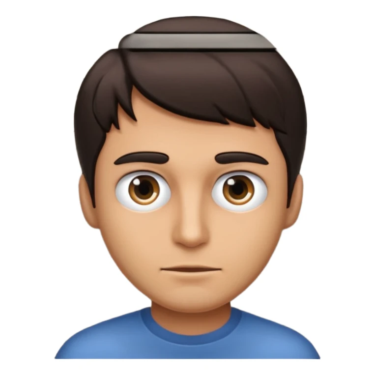 Male peeking through the blinds you can see his eyes sticker