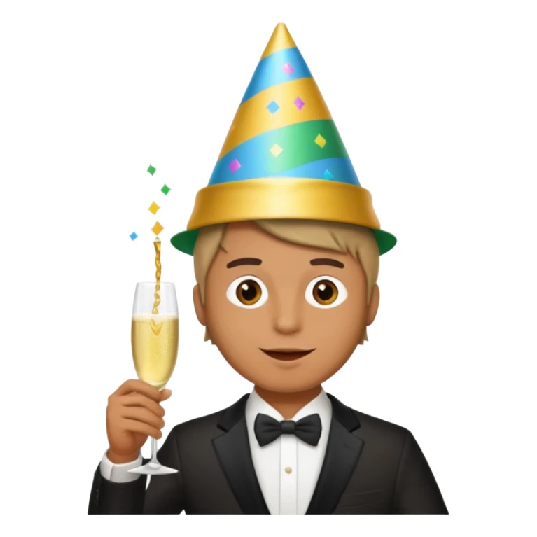 Hombre fiestero  sticker