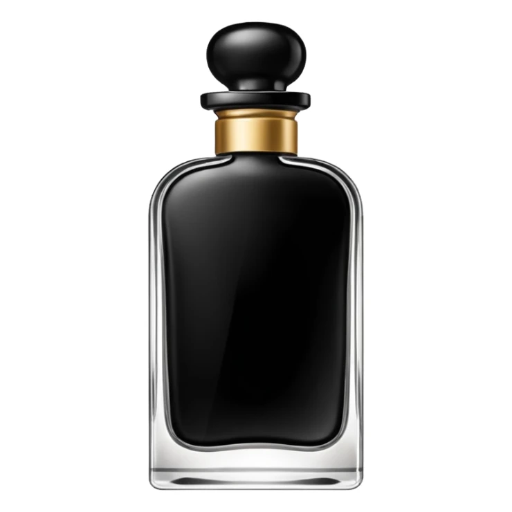 elegant black bottle of perfume (no face) sticker