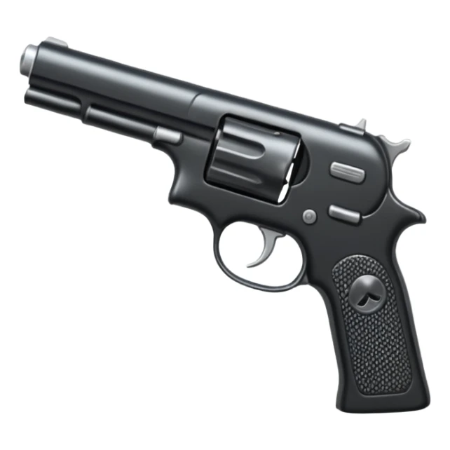 Un emoji que tenga una pistola sticker