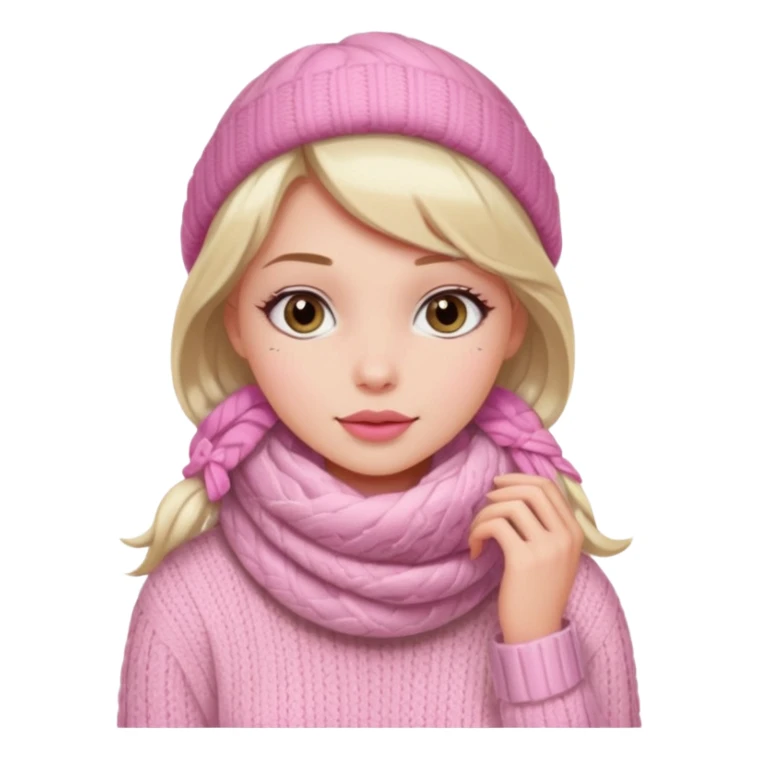 Clean girl/coquette invernali sticker