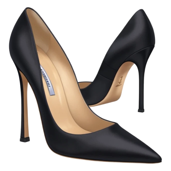 manolo blahink 90's satin pump sticker