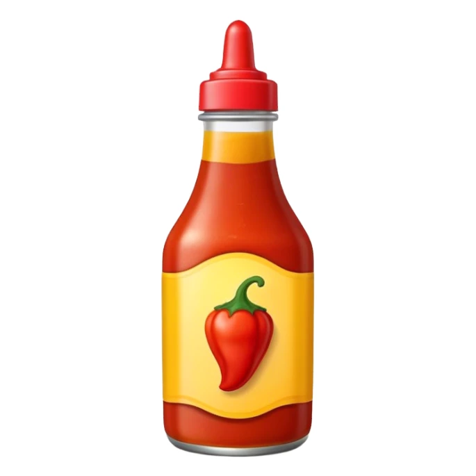 salsa de habanero en botella con tapa amarilla sticker