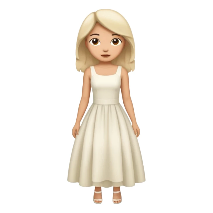 attractive full body light-skin latina  sticker