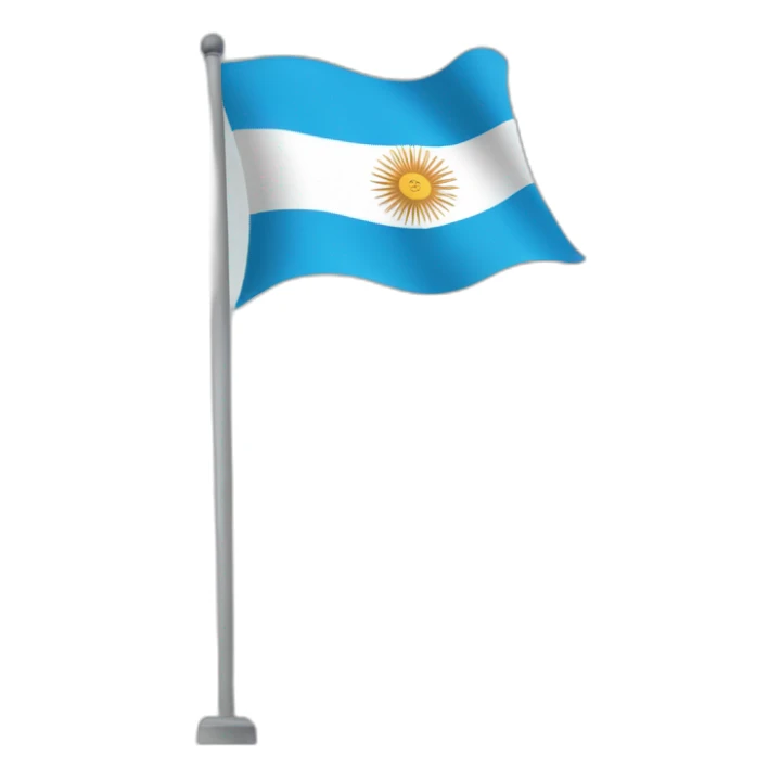 Waving-flag-of-argentina sticker