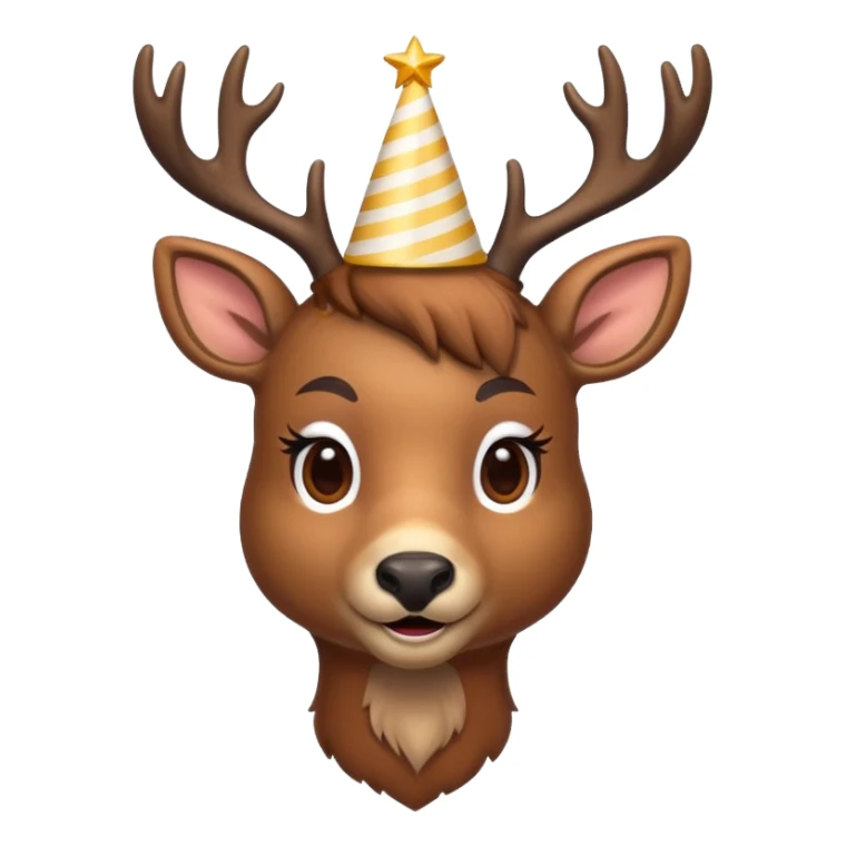 Birthday deer in the Hollywood Hills  sticker