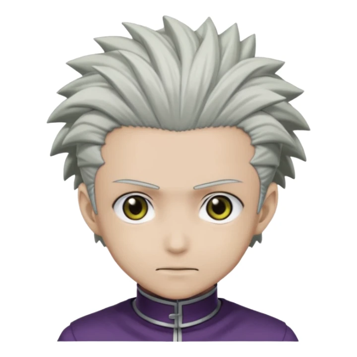 a front view shot of meruem from hunter x hunter sticker