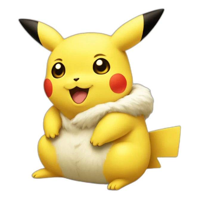 Pikachu chill sticker