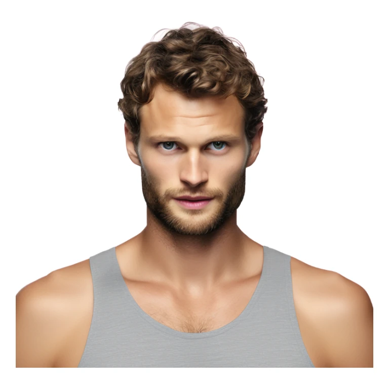 Photo Realistic Jamie Dornan as Mr Grey with victoria secret model  sticker