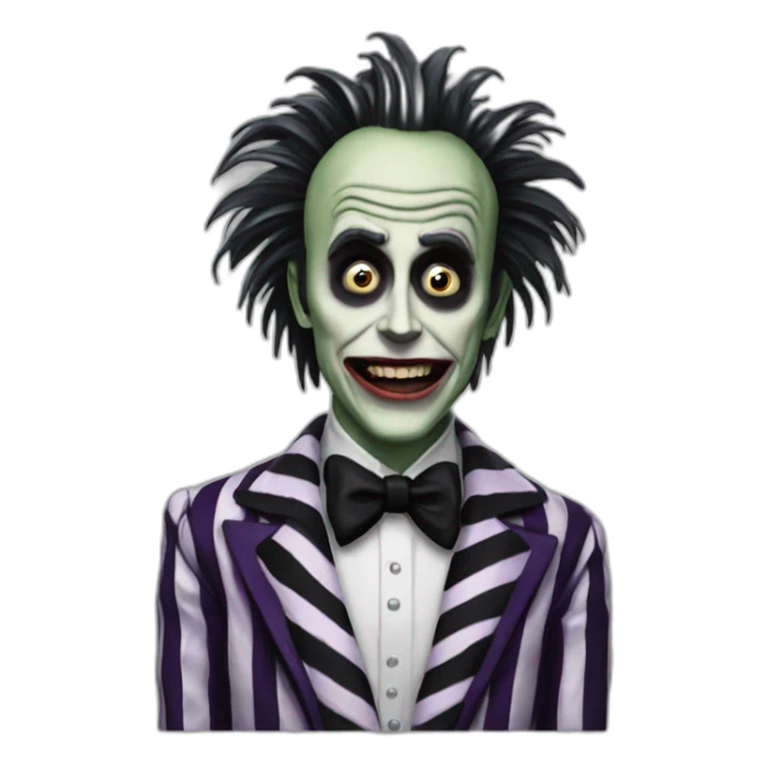 Beetlejuice from movie sticker