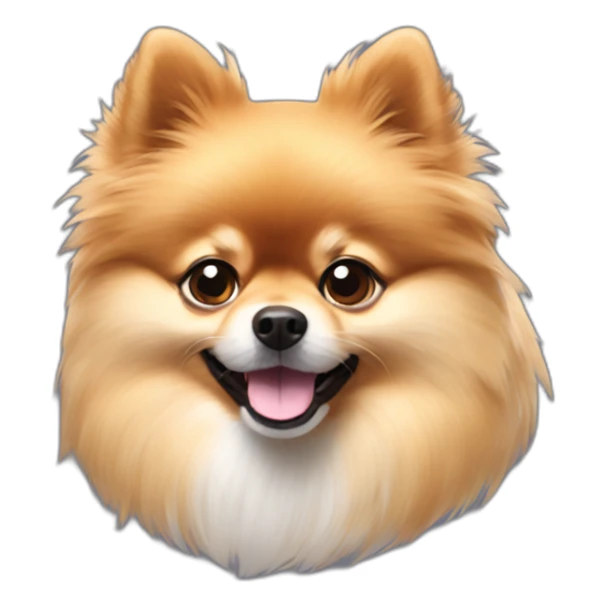 bidetflying-pomeranian  Download emoji ai generated emoji sn sticker