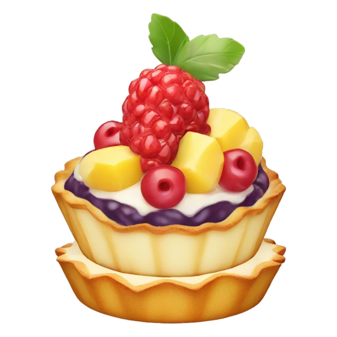 Fruit tart sticker