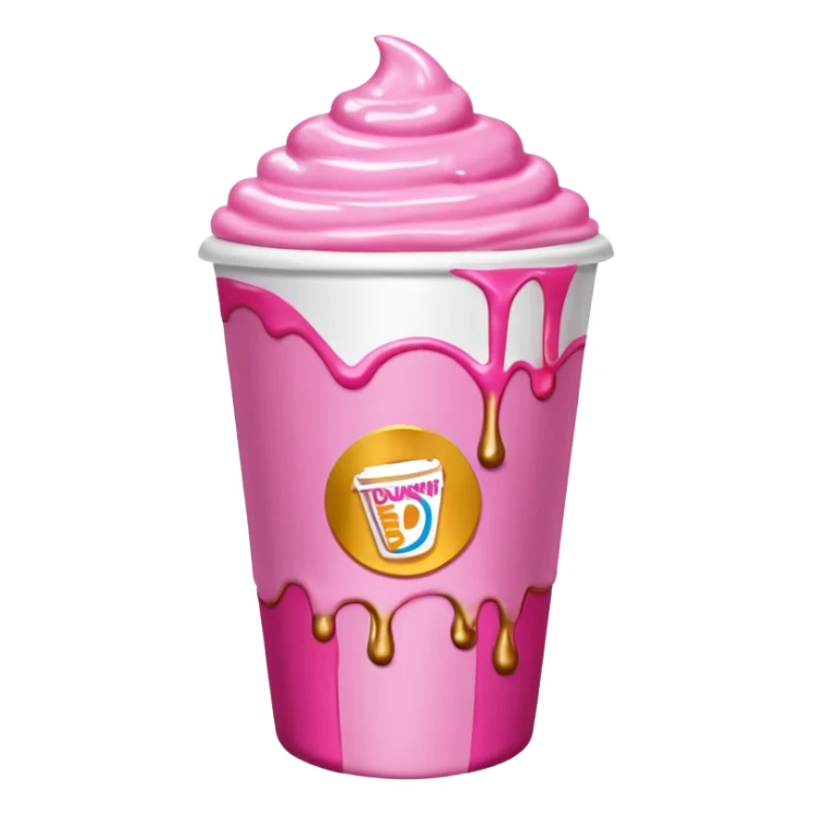 A Dunkin coffee cup but Megan thee stallion themed sticker