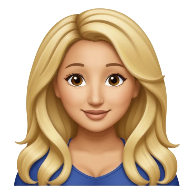 Adrienne Bailon with long blonde hair sticker